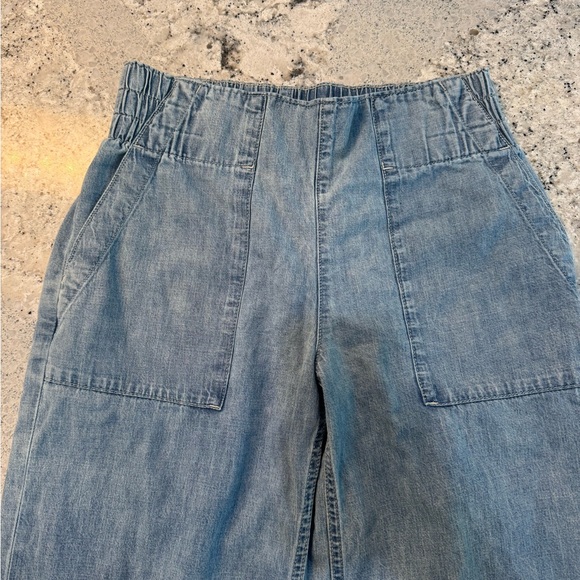 Free People Light Blue Flare Jeans - Picture 6 of 8